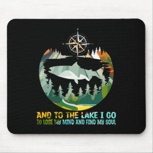 Und an den See gehe ich, um meinen Verstand zu ver Mousepad