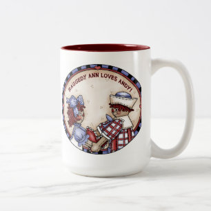 und Andy-Tasse Zweifarbige Tasse