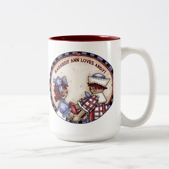 und Andy-Tasse Zweifarbige Tasse (Rechts)