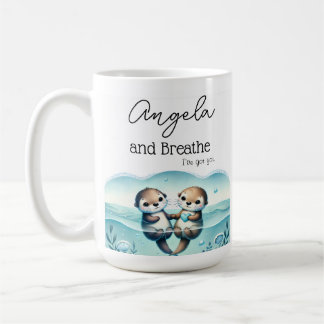 Und atme Otter-Freundschaft Personalisierte Tasse