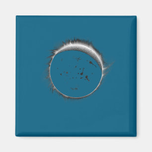 Und Cool Sonnenfinsternis Mond Sonne Ereignis Magnet