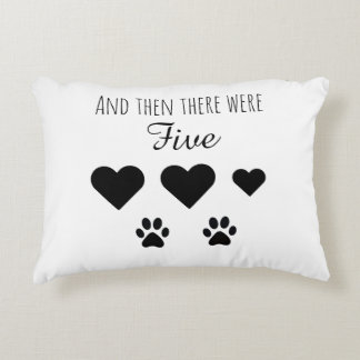 Und dann gab es fünf dekokissen