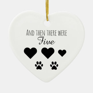 Und dann gab es fünf keramik ornament