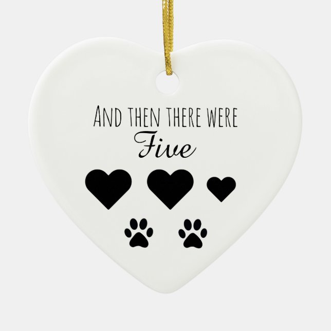 Und dann gab es fünf keramik ornament (Vorne)