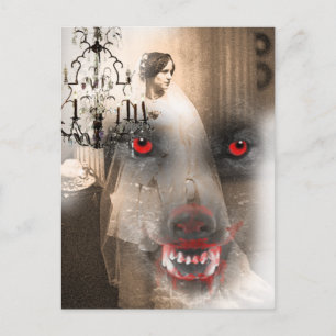 Und dann sah er den Mond Postkarte