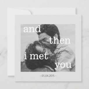 Und dann traf ich dich! Foto Schwarzweiß-Filter