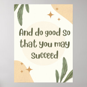 Und das Minimalistische Zitat Poster