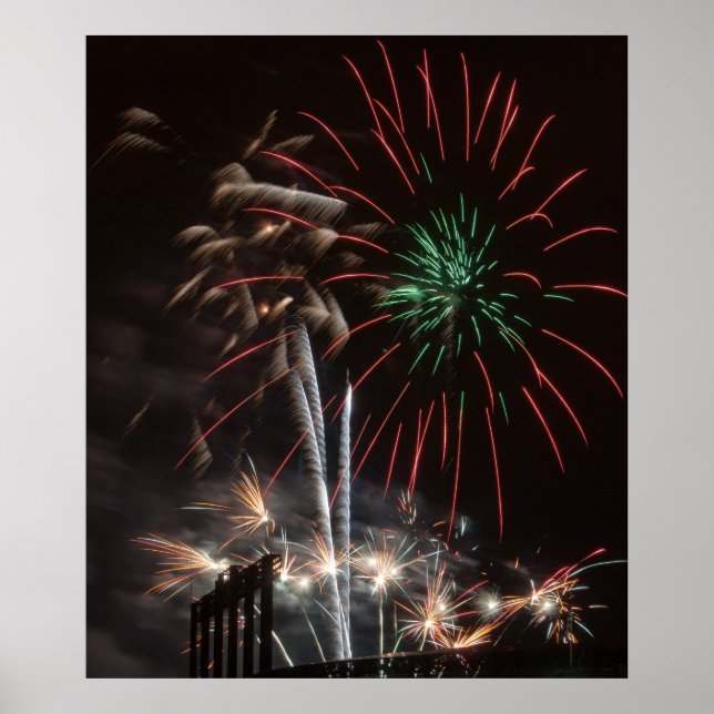 ...und das Rot-, Grün- und Goldglas Poster (Vorne)