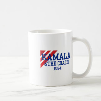 Und der Coach 2024 Kamala Harris Tim Walz Kaffeetasse