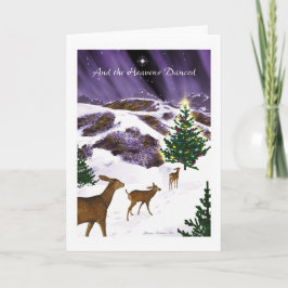 Und der Himmel tanzte Feiertagskarte