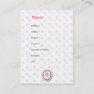 Und der Kuchen war rosa und sie war wenig Visitenkarte