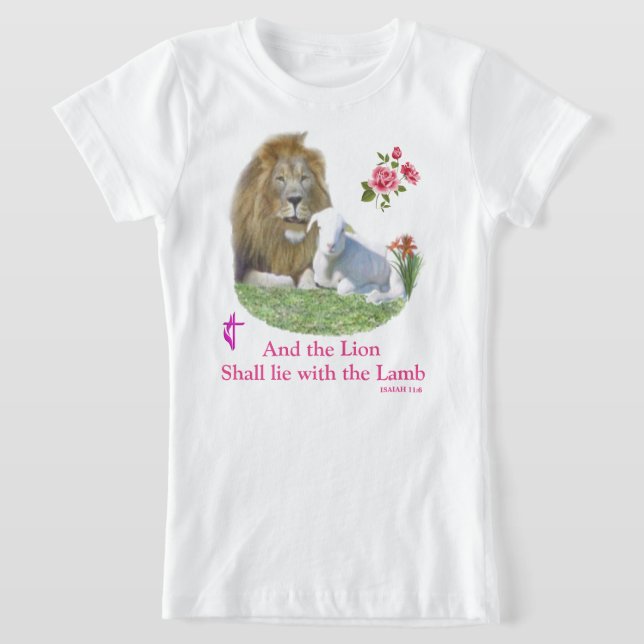 Und der Löwe wird beim Lamm liegen T-Shirt (Ablage )