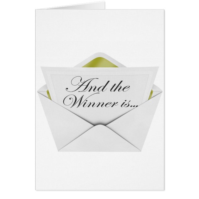 Und der Sieger ist Umschlag (Vorne)