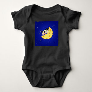 Und die Kuh sprang über den Käsemond Baby Strampler
