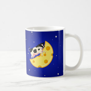 Und die Kuh sprang über den Käsemond Kaffeetasse