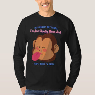 Und die Leute denken, ich scherze lustigen Spaß T-Shirt