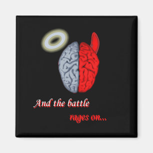 Und die Schlacht wütet (Gut gegen Böse) Magnet