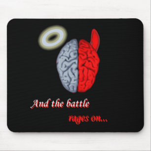 Und die Schlacht wütet (Gut gegen Böse) Mousepad