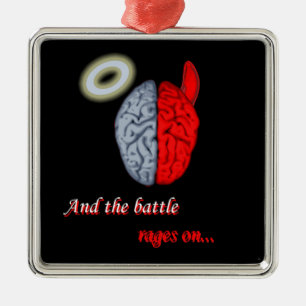 Und die Schlacht wütet (Gut gegen Böse) Ornament Aus Metall