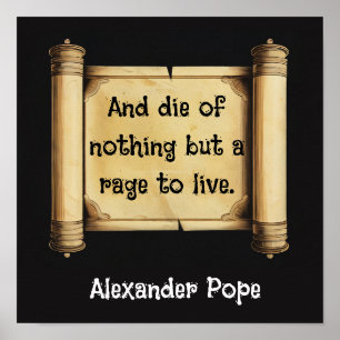 Und die von nichts als einer Wut zu leben. Poster