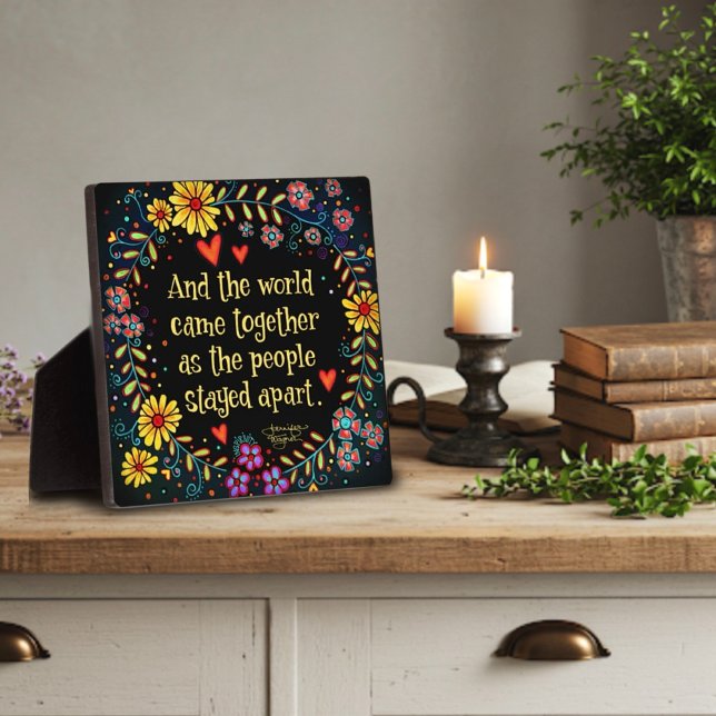 Und die Welt kam zusammen Inspiritivität Fotoplatte (Von Creator hochgeladen)