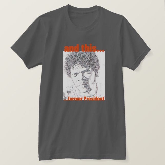 Und diese ehemalige Präsidentin Debatte 2024 Meme T-Shirt (Design vorne)