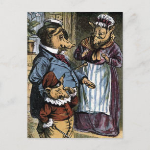 Und dieser kleine Schwanz weinte ...... Postkarte