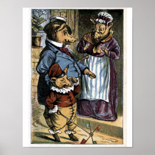 Und dieses kleine Ferkel ging weinend ...... Poster
