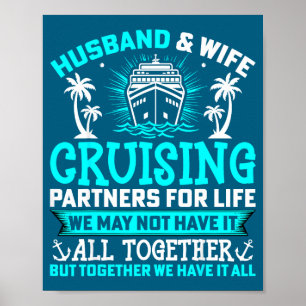 Und Ehemann Ehefrau Kreuzfahrtpartner Paar Poster