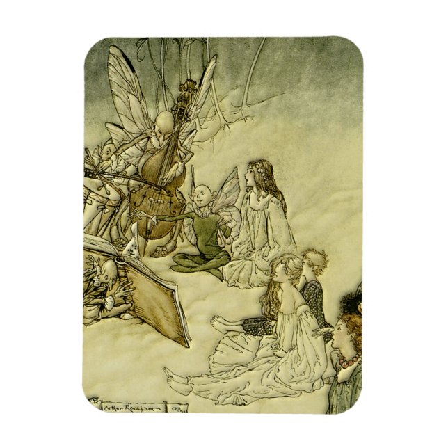 Und ein Fairy Song - Arthur Rackham Magnet (Vertikal)