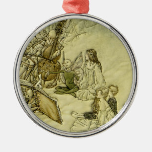 Und ein Fairy Song - Arthur Rackham Silbernes Ornament