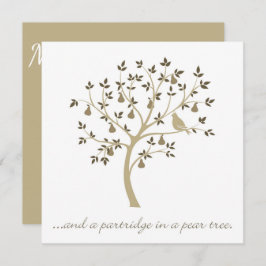 Und ein Rebhuhn in einer Birne Einladung