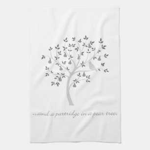 Und ein Rebhuhn in einer Birne Handtuch