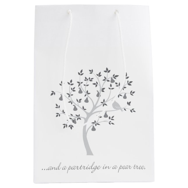 Und ein Rebhuhn in einer Birne Mittlere Geschenktüte (Vorderseite)