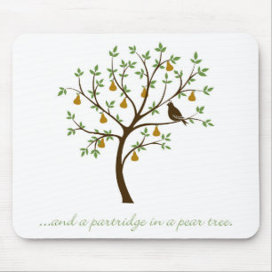 Und ein Rebhuhn in einer Birne Mousepad