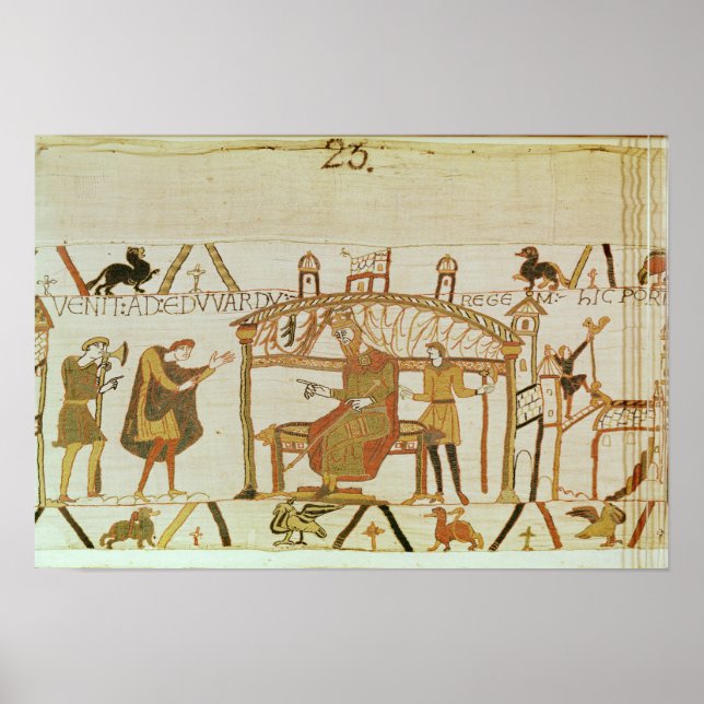 Und er kommt vor König Edward Poster (Vorne)