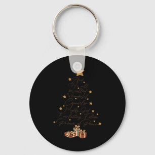 Und er wird Jesus Weihnachtsbaum Christi genannt Schlüsselanhänger