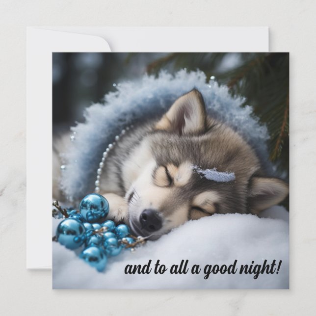 Und für alle eine gute Nacht Einladung (Vorderseite)