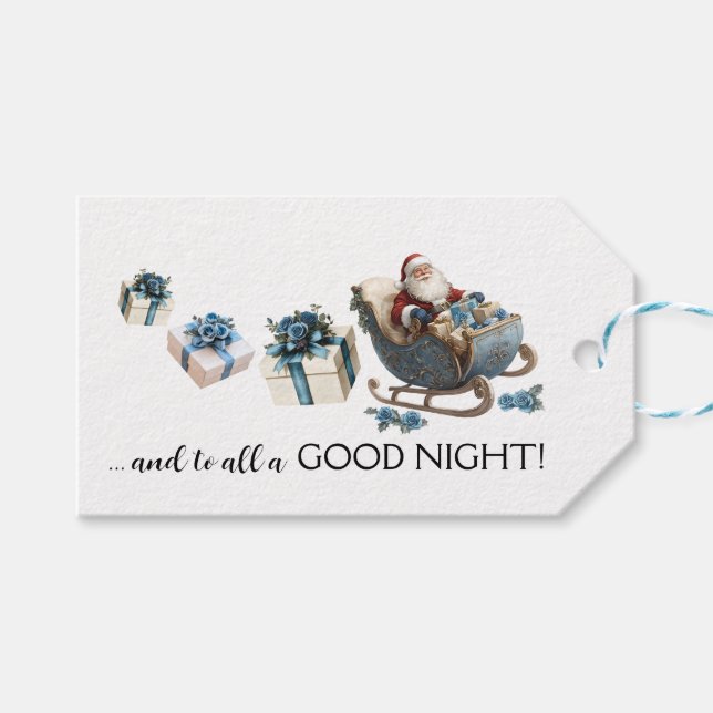 Und für alle eine gute Nacht Geschenkanhänger (Vorderseite (Horizontal))