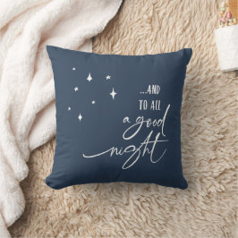 Und für alle eine gute Nacht Weihnachten Kissen