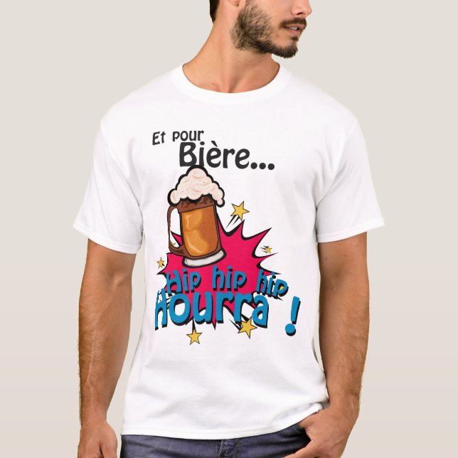 und für Bierre Hip Hourra T-Shirt (Vorderseite)