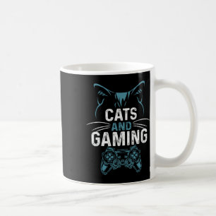 Und Gaming Süße Katzenliebhaber Gamer Videospiel S Kaffeetasse