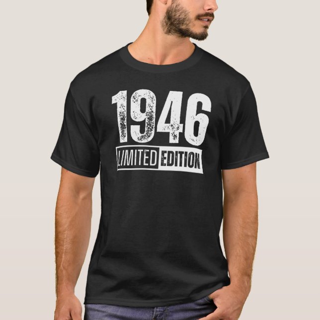 und Geboren 1946 T-Shirt (Vorderseite)