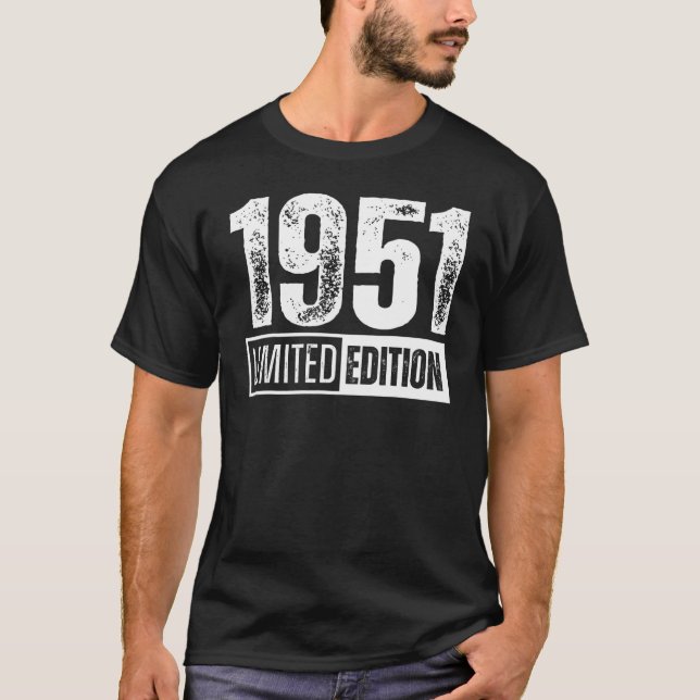 und Geboren 1951 T-Shirt (Vorderseite)