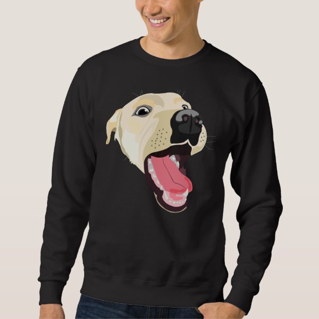 Und glücklich Labrador! Sweatshirt (Vorderseite)