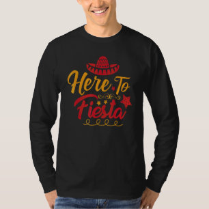 Und hier süß zur Fiesta hier zur Party Partys Desi T-Shirt