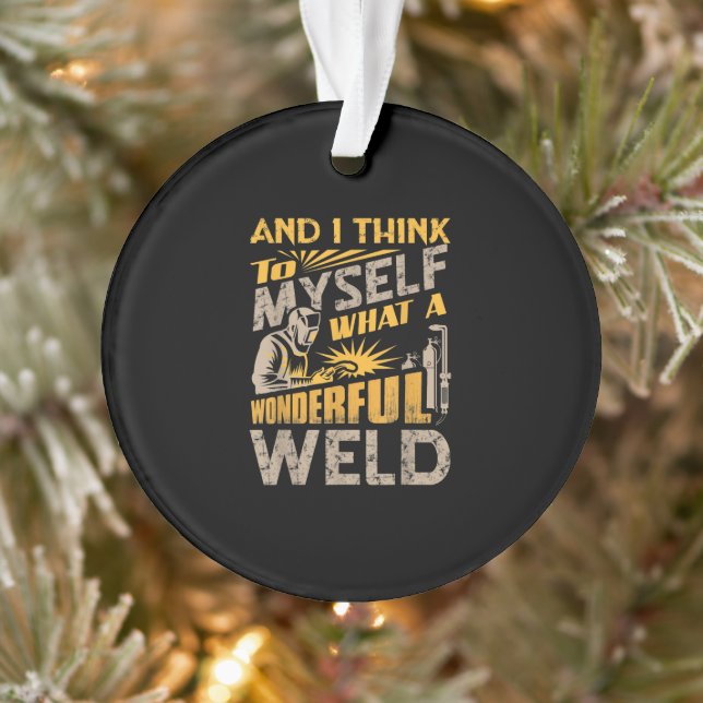Und ich denke mir selbst, was ein Wunderkind wollt Ornament (Baum)