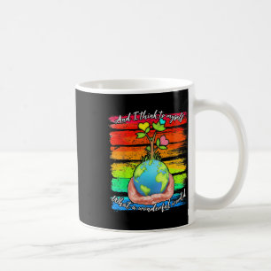Und ich denke, was für eine wunderbare Welt Erde Kaffeetasse