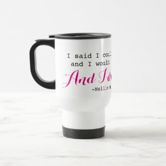 Und ich tat! Bly Inspirations-Reise-Tasse Reisebecher