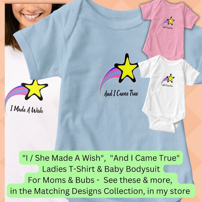 Und ich war wahr, rosa, weiß oder blau baby strampler (Von Creator hochgeladen)